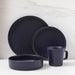 Coupe Dinnerware Set, Service for 8, Black Matte, 32 Piece