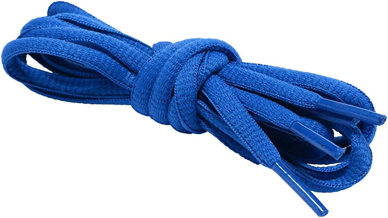 Oval Shoelaces Half round 1/4" Shoe Laces for Athletic Shoelaces [2 Pairs] 8 Colors 8 Different Lengths