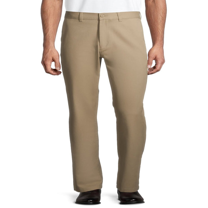 George Big Men'S Flat Front Wrinkle Resistant Pants