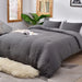 Seersucker Queen Comforter Set (90X90 Inches), 3 Pieces- 100% Soft Washed Microfiber Lightweight Comforter with 2 Pillowcases, All Season down Alternative Comforter Set for Bedding, Grey