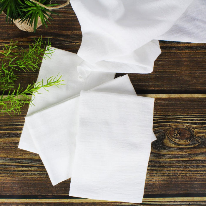 Mainstays 20 Pack, Flour Sack Kitchen Towel Set, White