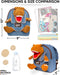 Small Dinosaur Backpack Dinosaur Toys for Kids 3-5 - Dinosaur Toys for 3 4 5 6 Year Old Boys Girls Gift - Toddler Backpack for Boys Dinosaurs for Boys Dino Toy - Dinosaur Stuffed Animal