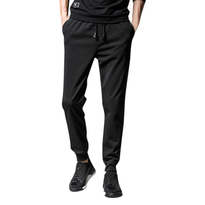 Joggers for Men Fashion Drawstring Pocket Sports Beam Feet Pants for Men Cargo Pants