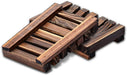 Wood Soap Dish 2 Pack Wooden Soap Holder for Shower Bathroom Kitchen Sinks