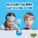 Liquimo Penguin - Liquid Motion Bubbler for Kids and Adults - Penguin Theme - Satisfying Sensory Toys for Stress and Anxiety Relief - Fidget Toy Can Be Used as a Colorful Kitchen Timer