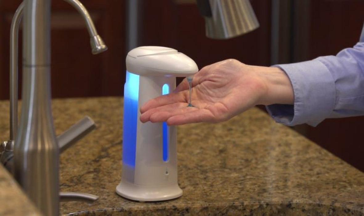 Sonic Soap Hand Sanitizer Soap Dispenser, Automatic Touch Free Soap or Hand Sanitizer Dispenser, Motion Activated, as Seen on TV