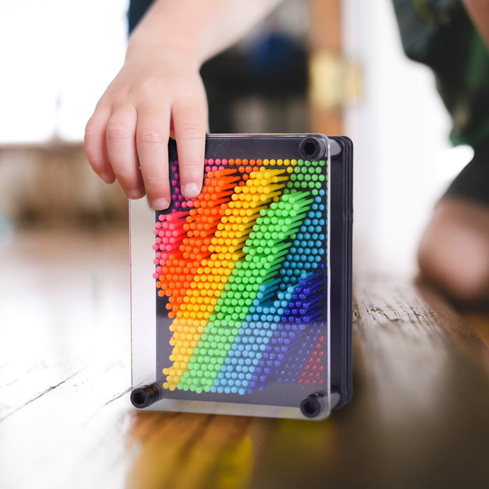 Rainbow Pin Art - 3D Pin Board for Kids