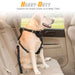 2Pcs Dog Leash Seat Belt Pet Car Seatbelt Safety Lead with Swivel Clip and Adjustable Length for Dogs and Cats, Black Seatbelt Harness for All Vehicles