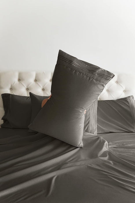 Extra Deep Pocket Sheets - 6 Piece Sheet Set - Full Sheets Deep Pocket - Extra Deep Pocket Full Sheets - Deep Fitted Sheet Set - Extra Deep Pocket Full Size Sheets - Easily Fits Extra Deep Mattresses