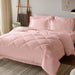 Queen Comforter Set with Sheets 7 Pieces Bed in a Bag Pink All Season Bedding Sets with Comforter, Pillow Shams, Flat Sheet, Fitted Sheet and Pillowcases