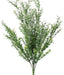 Unpotted Artificial Bush Plant Set of 2 Frosted Green Tea-Leaf Bush Stems (16”X5”) for Office Home Decor Indoor and Outdoor Faux Bush Tea Leaves Spray – New