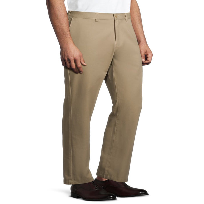 George Big Men'S Flat Front Wrinkle Resistant Pants