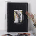 Photo Picture Album 4X6 300 Photos,Small Capacity Premium Leather Cover Wedding Family Photo Albums Holds 300 Horizontal Photos(Black)