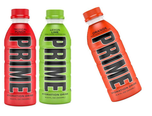 Prime Hydration Drink Variety Pack 16.9 Oz Bottle, 12 Count