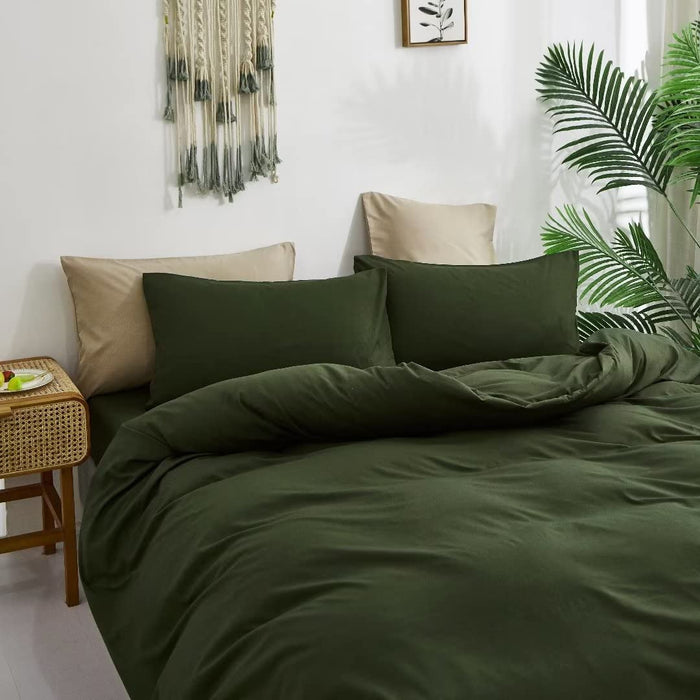 Army Comforter Set Full Green Bedding Comforter Sets Full Cotton Dark Green Comforter Solid Hunter Green Bedding Full Olive Green Bedding Soft Bedding Blankets Bed Bedding Comforter