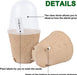 36 Set Plant Nursery Pots with Humidity Dome, Seed Starter Pots Biodegradable Peat Pots, Seedlings Planting Pots with Plant Labels for Indoor Outdoor Garden