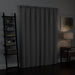Eclipse Samara Solid Color Blackout Rod Pocket Single Curtain Panel, Boysenberry, 42 X 54