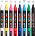 8 Posca Paint Markers, 5M Medium Markers with Reversible Tips, Marker Set of Acrylic Paint Pens | Posca Pens for Art Supplies, Fabric Paint, Fabric Markers, Paint Pen, Art Markers