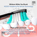 Aquasonic Black Series Ultra Whitening Toothbrush – ADA Accepted Power Toothbrush - 8 Brush Heads & Travel Case – 40,000 VPM Electric Motor & Wireless Charging - 4 Modes W Smart Timer