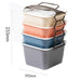 Portable Hermetic Lunch Box Grid Children Student Bento Box Leakproof Microwavable Prevent Odor School