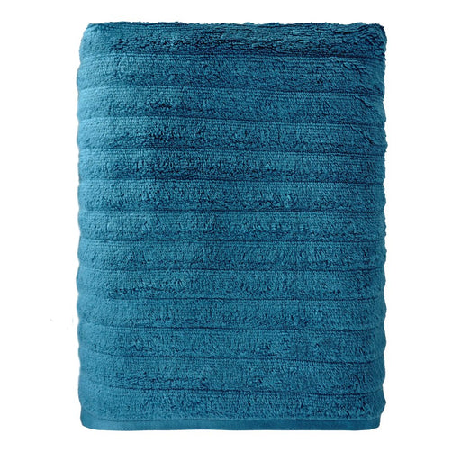 Mainstays Performance Textured Bath Sheet, 62" X 30", Cool Water