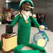 Funny Resin Sculpture Widely Use Green Pop Snoop Dogg Realistic Doll Figurine for Home