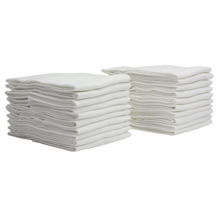 Mainstays 20 Pack, Flour Sack Kitchen Towel Set, White