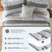 Quilt Queen Size 100% Cotton Queen Size Quilts Greyish Green White Bedspreads Plaid Quilts Lightweight Soft Breathable Bedding Sets for All Season, 3 Piece