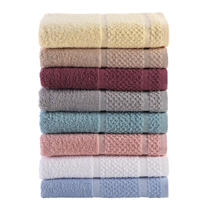 Mainstays Value 10 Piece 100% Cotton Bath Towel Set with Upgraded Softness & Durability, Gray