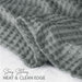 Cotton Waffle Blanket 300 GSM (Cool Grey - 90X108 Inches) Soft Lightweight Breathable Bed Blanket King Size Layering Any Bed for All Season