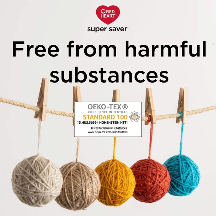 Red Heart Super Saver Jumbo Yarn, Sunny 2 Pack