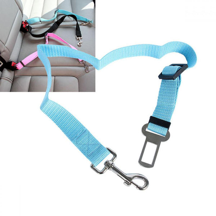 2Pcs Dog Leash Seat Belt Pet Car Seatbelt ，With Swivel Clip and Adjustable Length for Dogs and Cats, Black Seatbelt Harness for All Vehicles