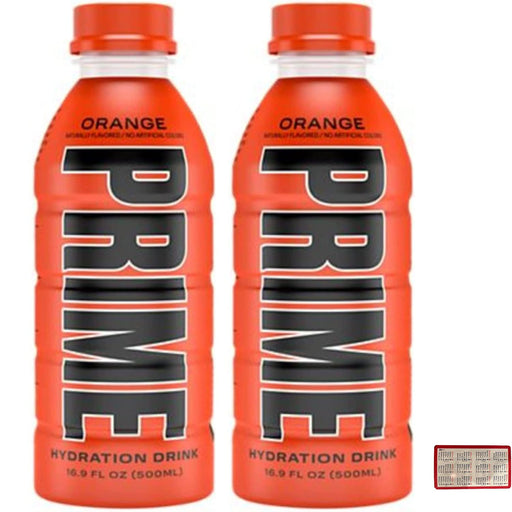 Hydration Drink Bundle - Includes 2 Pack of 16.9 Oz  Hydration Sports Drink and Electrolyte Beverage, and Curecor Collective Sticker! (Orange)