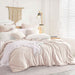 Beige Bedding Comforter Set Queen Size, 7 Piece Boho Microfiber Bed in a Bag - Soft & Lightweight All Season Farmhouse down Alternative Comforter with Sheets for Women Men, Solid Light Khaki