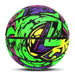 AND1 Supreme Grip Spongetech Rubber Basketball- Regulation Size Streetball (29.5"), Made for Indoor and Outdoor Basketball Games (Green/Purple)