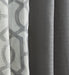 Mainstays Kingswood 4 Piece Curtain Set, 27.5X84, Grey Flannel