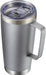 20 Oz Tumbler Mug with Lid and Straw, Insulated Travel Coffee Mug with Handle, Double Wall Stainless Steel Vacuum Coffee Tumbler, Thermal Coffee Cup, Navy Blue