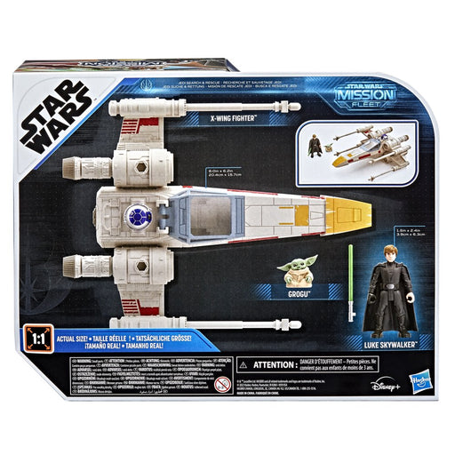 Star Wars Mission Fleet Luke Skywalker & Grogu X-Wing Fighter Action Figure and Vehicle