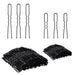 U Shaped Hair Pins,  2.4 Inch Hair Pins for Buns Ballet Bun Hair Pins for Women with Storage Box