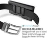 Premium Horizontal Leather Cell Phone Belt Pouch, Compatible with 6.5" to 7" PHONE or CASE Holster Clip Fits Otterbox Defender Case/Battery Case/Extra Big Case on (X-Large)