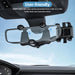 Car Phone Mount,  Car Rearview Mirror Cell Phone Holder, Universal Adjustable Rear View Mirror Clips Cradle, 360° Phones Bracket Car Mount Fits for Iphone 13 12 Pro Max, Galaxy
