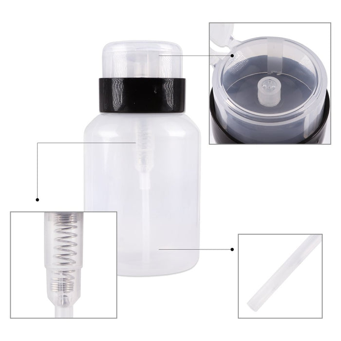 6Oz Procelain Liquid Pump Dispenser - Clear