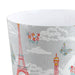 Paris Rounded Decaled Plastic Bathroom Trash Can by Your Zone, Multi