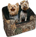 K&H Pet Product Bucket Booster Dog Car Seat, Elevated Pet Car Seat for Small Dogs & Cats Large Realtree Edge Camo