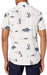 Men'S Standard-Fit Short-Sleeve Printed Poplin Shirt