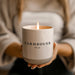 Farmhouse Candle | Autumn, Cinnamon, and Nutmeg, Fall Scented Soy Candles for Home | 12Oz Stone Jar, 60+ Hour Burn Time, Made in the USA