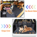 Upgraded Dog Seat Covers with Mesh Visual Window 100% Waterproof Dog Car Seat Cover Nonslip Pet Seat Cover for Back Seat with Storage Pockets, Washable Dog Hammock for Cars Trucks and Suvs