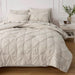 Bedsure Full Size Comforter Sets - Bedding Sets Full 7 Pieces, Bed in a Bag Beige Bed Sets with Comforters, Sheets, Pillowcases & Shams,Adult & Kids Bedding