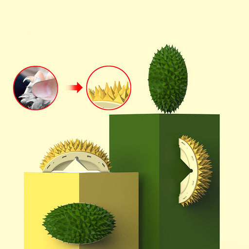 Durian Shaped Toy Hair Remover in the Corner Pet Products Cat Supplies