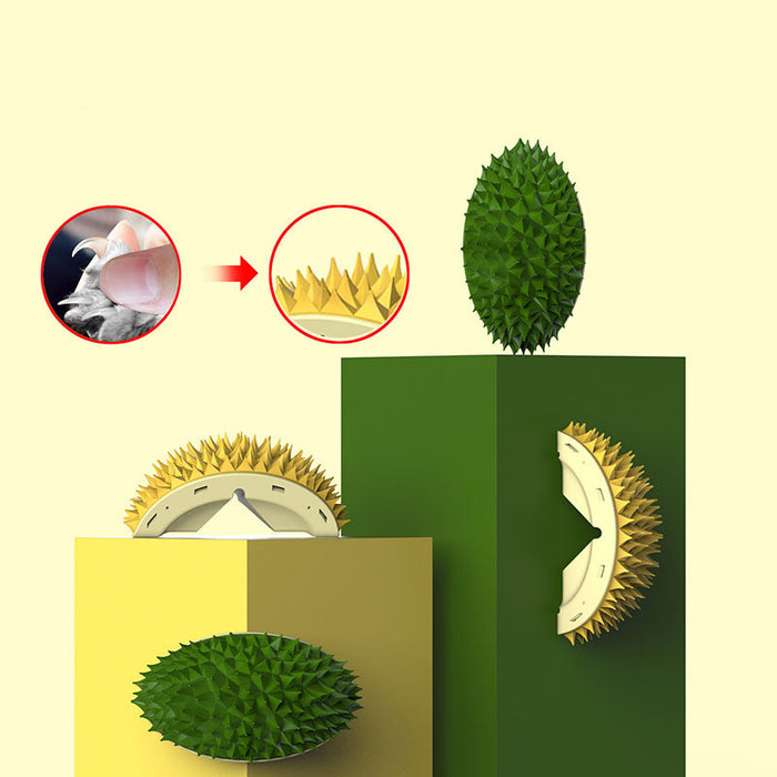 Durian Shaped Toy Hair Remover in the Corner Pet Products Cat Supplies